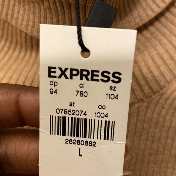 NWT Ribbed Turtleneck Dress - Picture 3 of 3